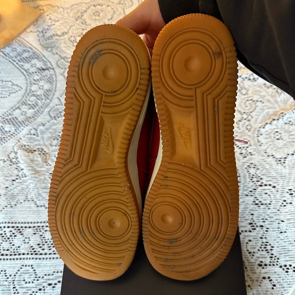 Red Nike Air Force 1s size 9 - Picture 7 of 8